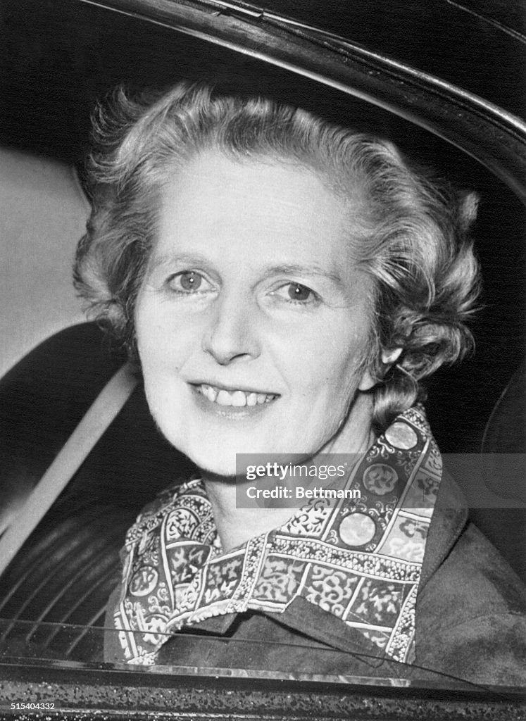 Conservative Leader Margaret Thatcher