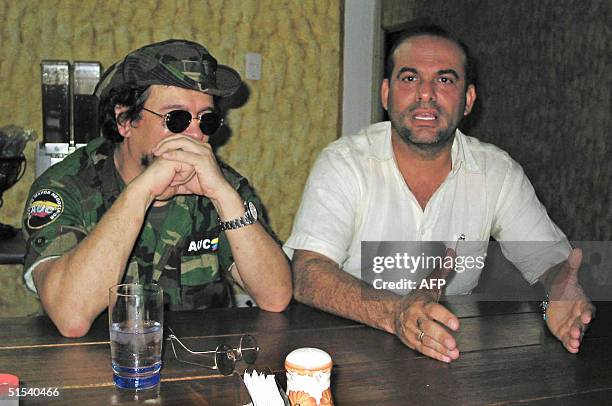 Salvatore Mancuso Colombia's right-wing top leader of the paramilitary United Self Defense Forces of Colombia, or AUC, and number two AUC leader...