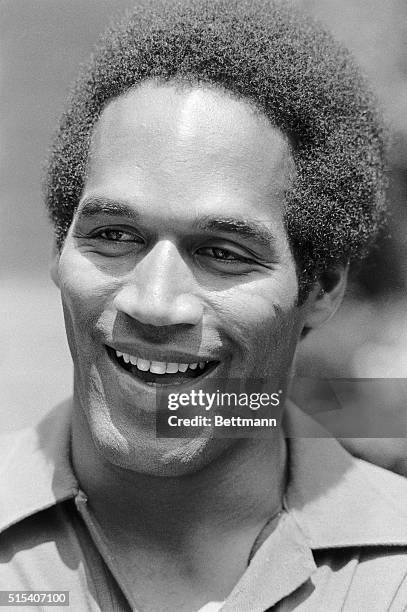 San Francisco 49'ers running back, O.J. Simpson.