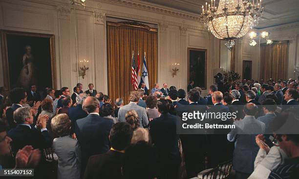 Washington: A White House signing ceremony 9/17 brought a dramatic end to the Camp David Summit, as Egyptian President Anwar Sadat, President Carter...