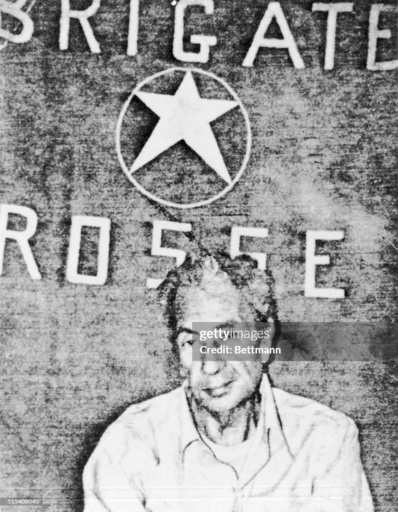 Aldo Moro after Being Kidnapped by Red Brigades