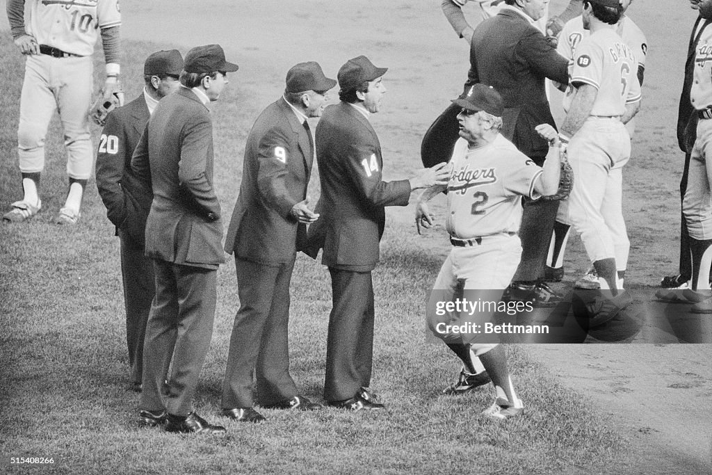 Tom Lasorda Argues with Umpires