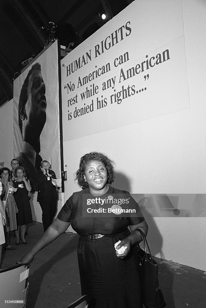 Fannie Hamer Entering Democratic National Convention