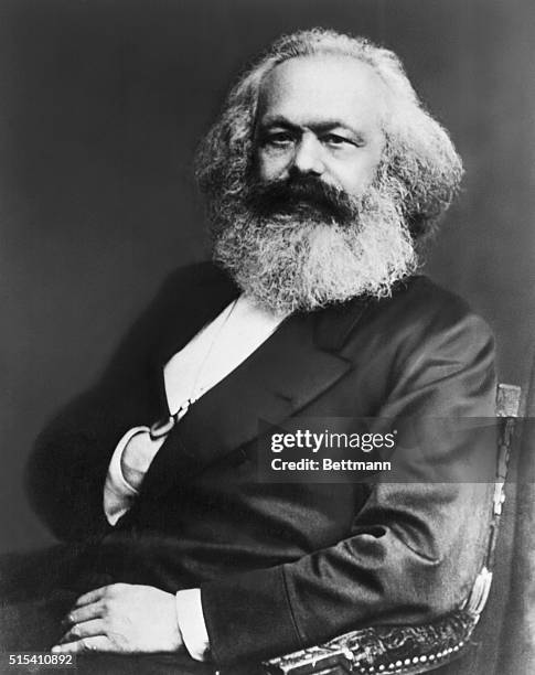 Karl Marx, the founder of Communism, and author of Das Kapital, and, along with coauthor Fredrich Engels, The Communist Manifesto.