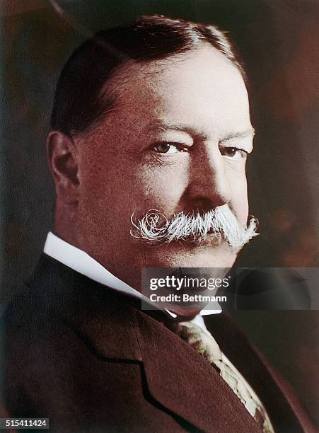 President William Howard Taft. Head and shoulders photograph. Ca. 1909-1913.