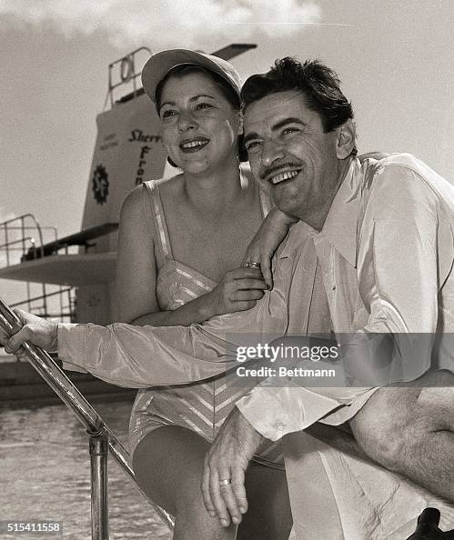 Diana Barrymore and Husband Robert Wilcox Diana Barrymore and Husband Robert Wilcox