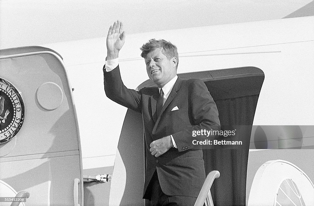 President John F. Kennedy Leaving Berlin