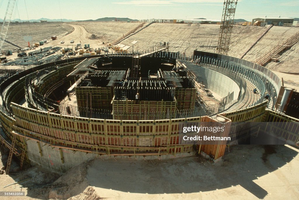 Foundation Of Cooling Tower At Reactor