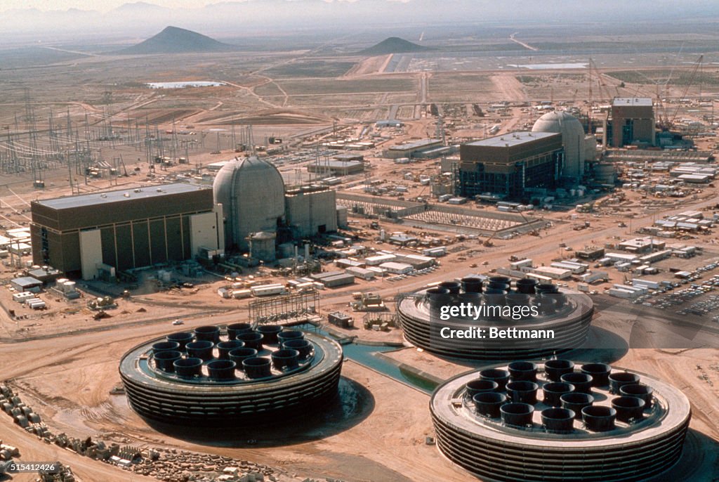 Aerial View- Nuclear Plant Construction