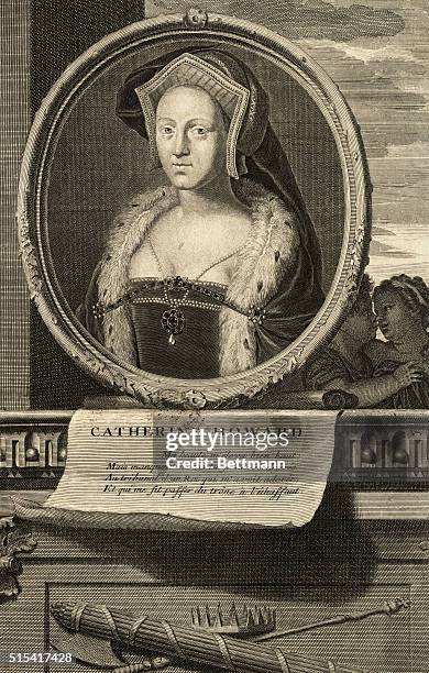 Catherine Howard is shown. She was the 5th wife of Henry VIII of England.