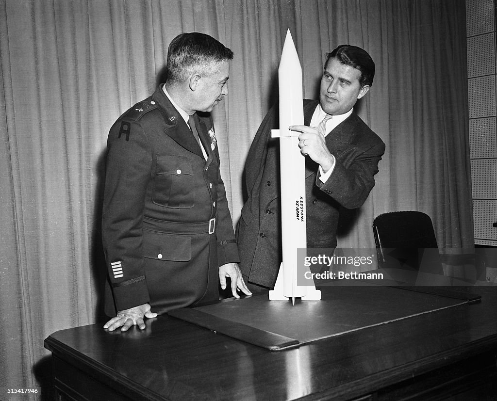 John B. Medaris and Dr. Werhner Von Braun