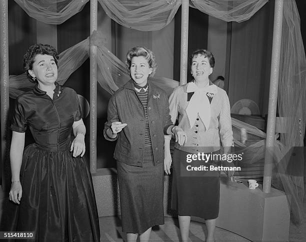 The Andrew sisters get together for the first time since their estrangement in 1954 for the CBS-TV show Shower of Stars. The show was aired on...