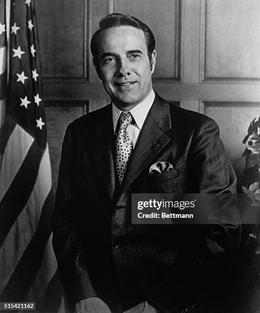 Portrait of Vice Presidential candidate Robert Dole.