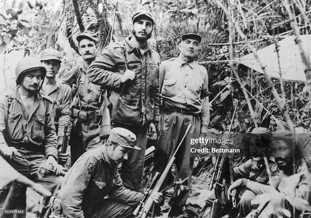 Fidel Castro and Others in Jungle