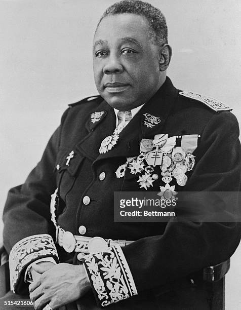 Felix Eboue, Governor General of French Equatorial Africa, the first full blooded Black ever to hold so high a colonial post in the French Government...