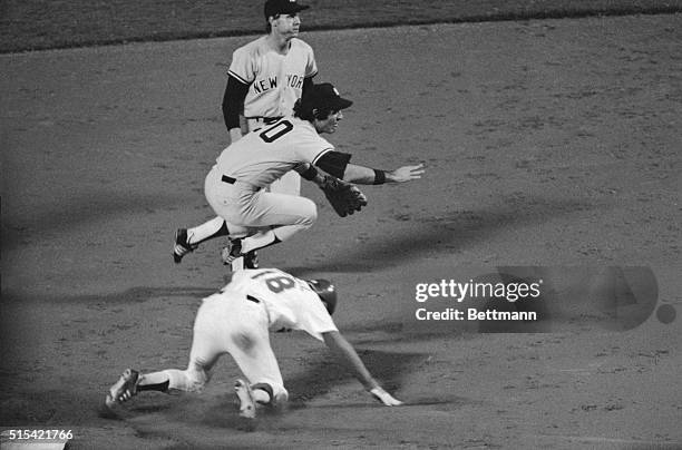 Los Angeles: Two of the Yankee batting stars in game six of the World Series 10/17, participated in a key double play that choked a Dodger rally in...