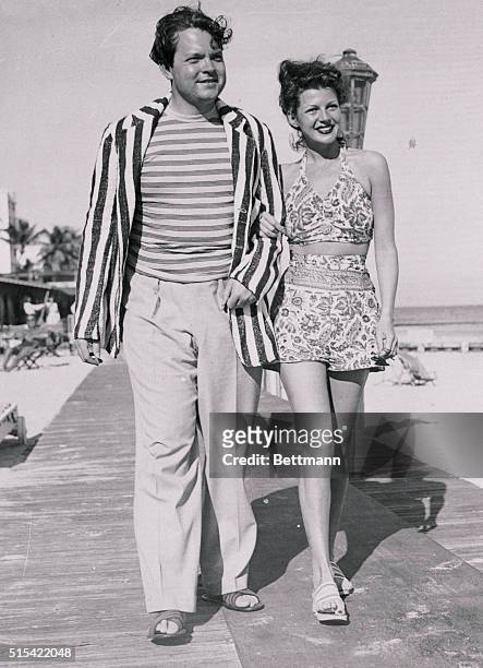 Orson Welles and Rita Hayworth found Miami Beach the best place to recuperate - he from jaundice and she from flu contracted in California. Welles...