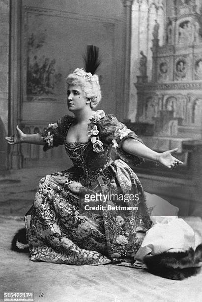 Nellie Melba, born in Melbourne Australia, 1863 daughter of David Michael Porter, wealthy merchant. When 17 she married Capt. Chas.Nesbit Frederick...