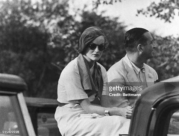 An excellent photograph made by a Universal Newsreel photographer, of Doris Duke, the richest girl in the world, heiress to the Duke tobacco fortune,...