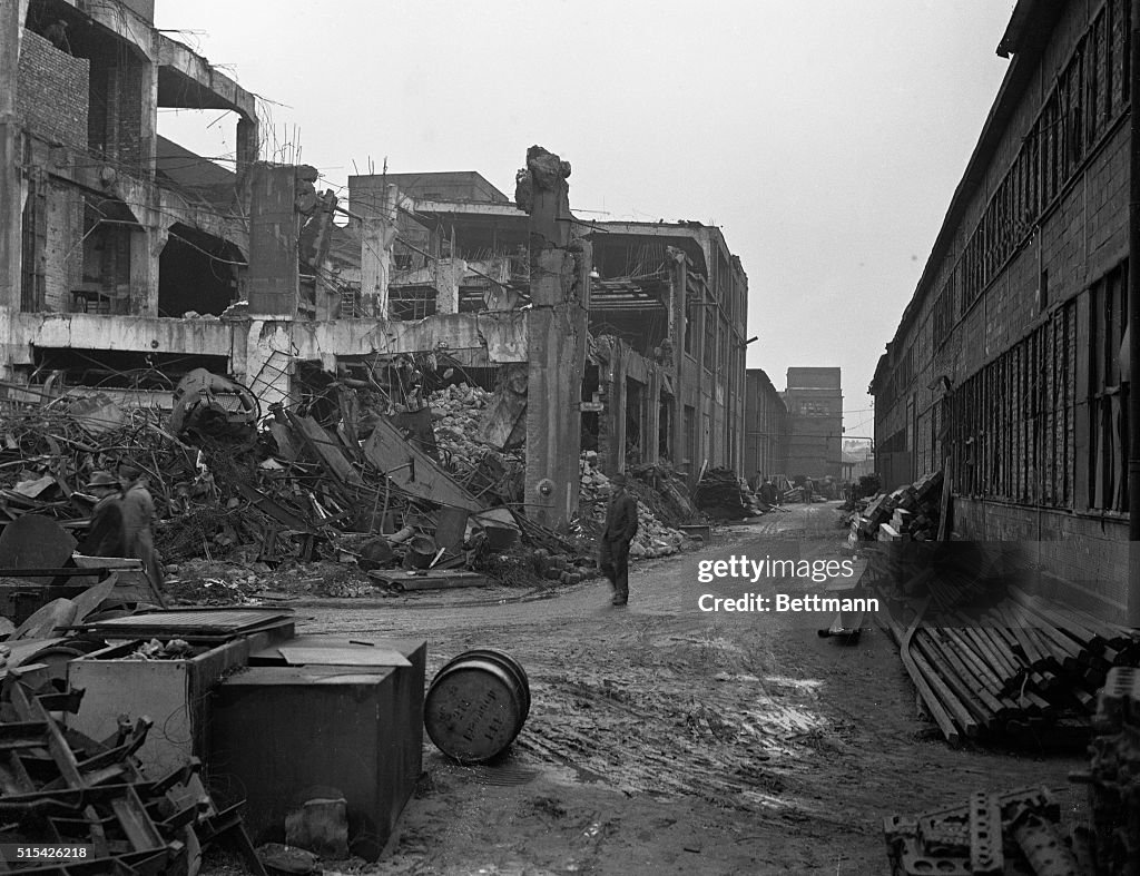 BMW Auto Factory Standing in Ruins