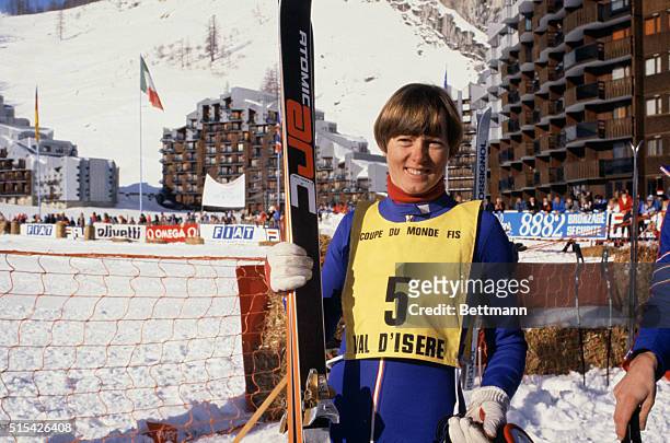 Austrian Olympic medalist Annemarie Moser Proell who won the World Cup in 1971.