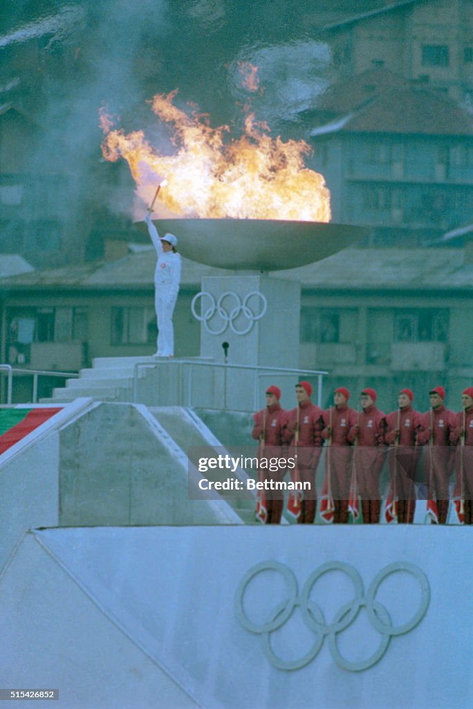 Lighting of Olympic Flame in Sarajevo