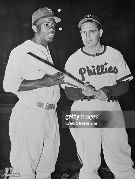 Ben Chapman, Philadelphia Phillies manager who was reprimanded by baseball commissioner Chandler for verbally abusing Jackie Robinson, Brooklyn...