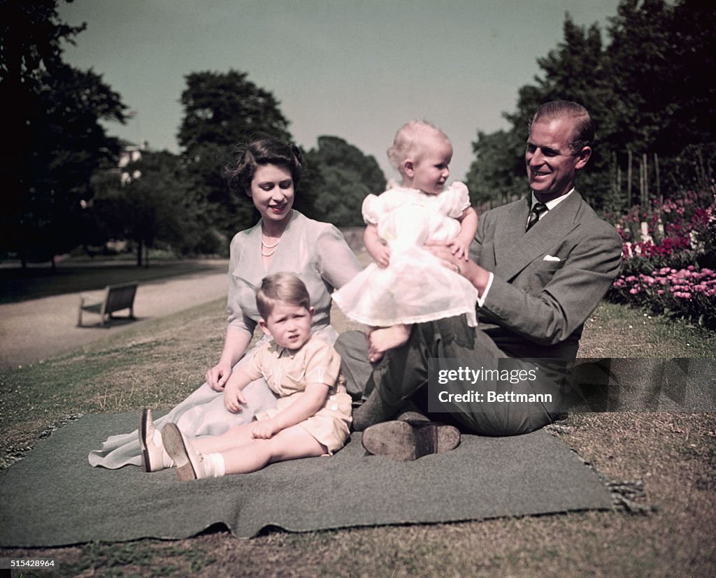 Royal Family Picnicking at Balmoral