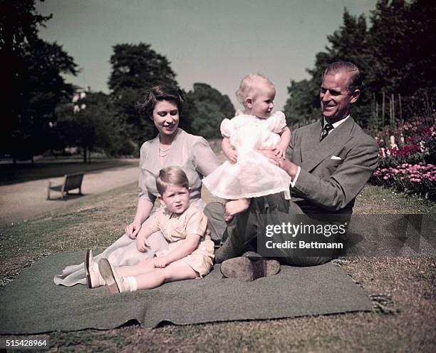 Royal Family Picnicking at Balmoral