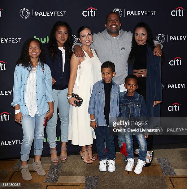 Executive producer Kenya Barris and wife Dr. Rainbow Edwards-Barris attend The Paley Center For Media's 33rd Annual PaleyFest Los Angeles -...