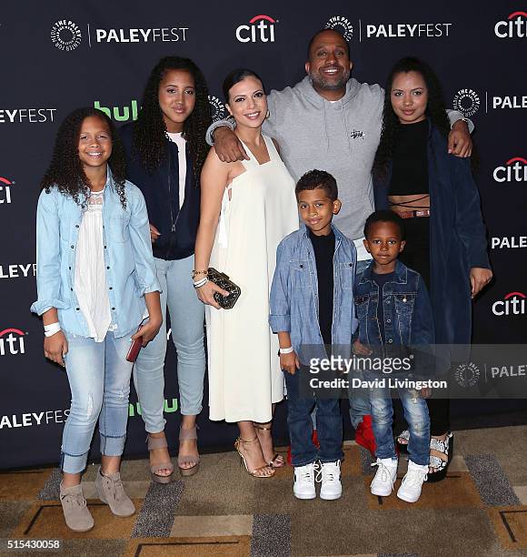 Executive producer Kenya Barris and wife Dr. Rainbow Edwards-Barris attend The Paley Center For Media's 33rd Annual PaleyFest Los Angeles -...