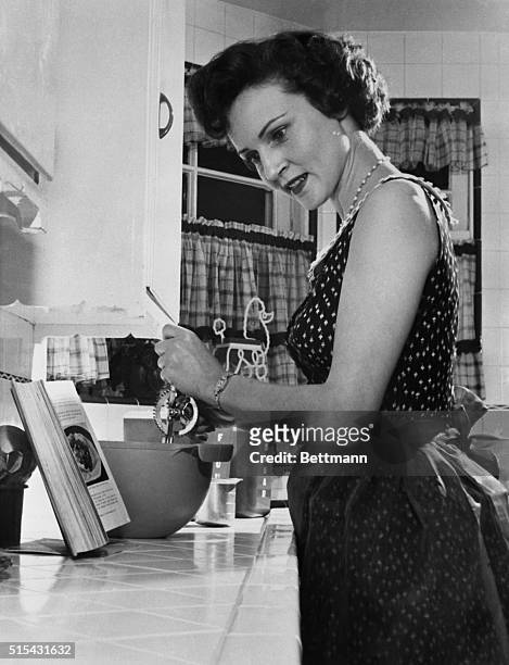 Betty sometimes prepares a meal for friends. But most of the time, she's too busy for such domestic pursuits. "Sometime in the future," she keeps...