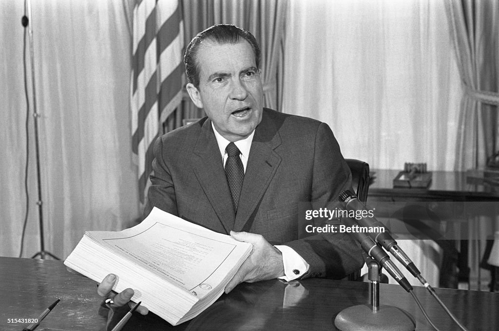 President Richard M. Nixon Signs Bill