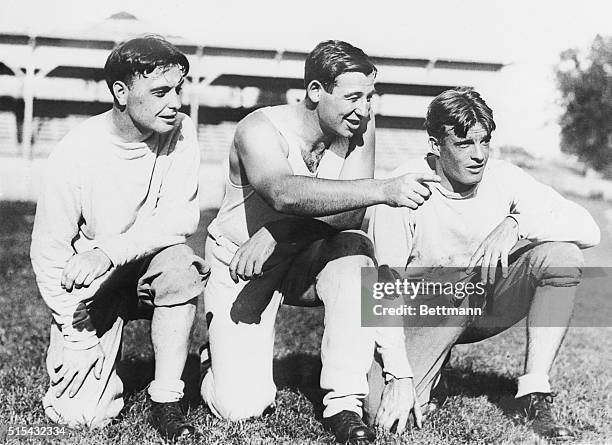 Jim Crowley, Harry Mehre and Shirar, Football Coaches at the University of Georgia.