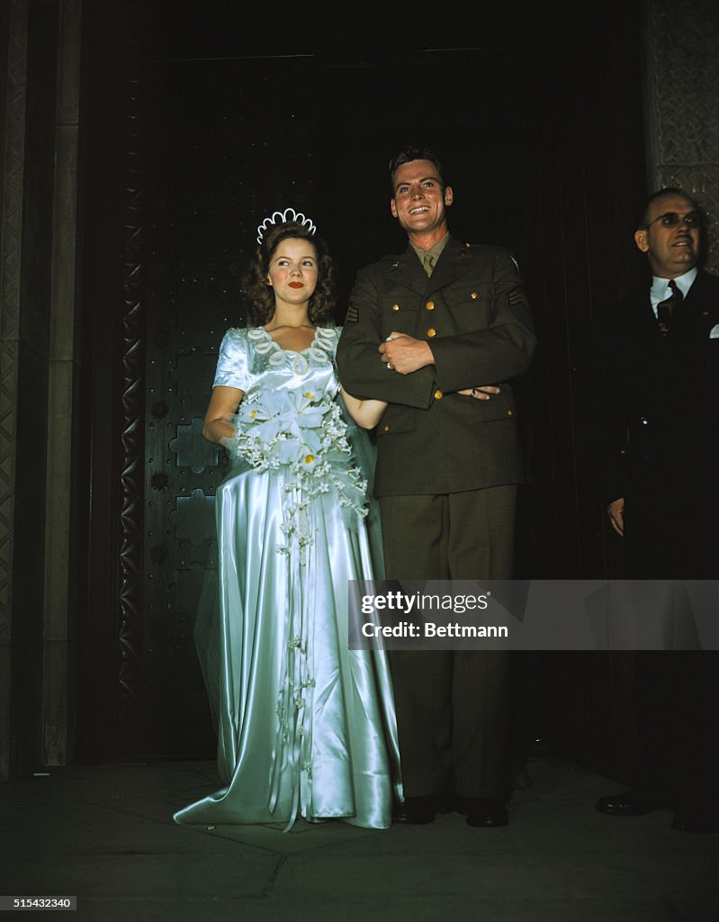 Shirley Temple with New Husband