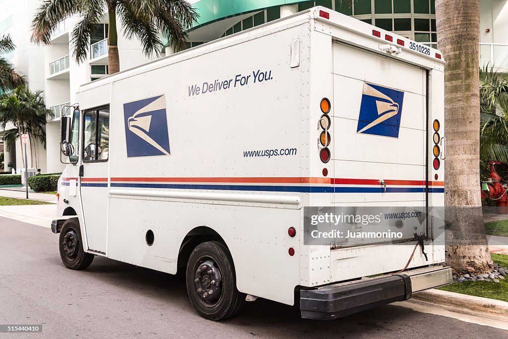 United States Post Office mail truck