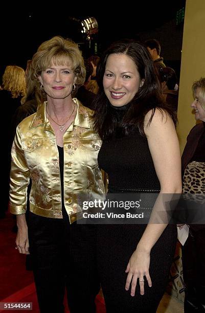 Linda Lee Cadwell , the widow of martial arts film star Bruce Lee and Shannon Lee , the daughter of Bruce Lee arrive for the premiere of Romeo Must...