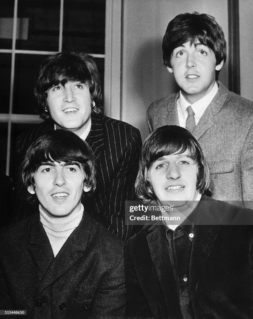 The Beatles In Headshoulders Pose