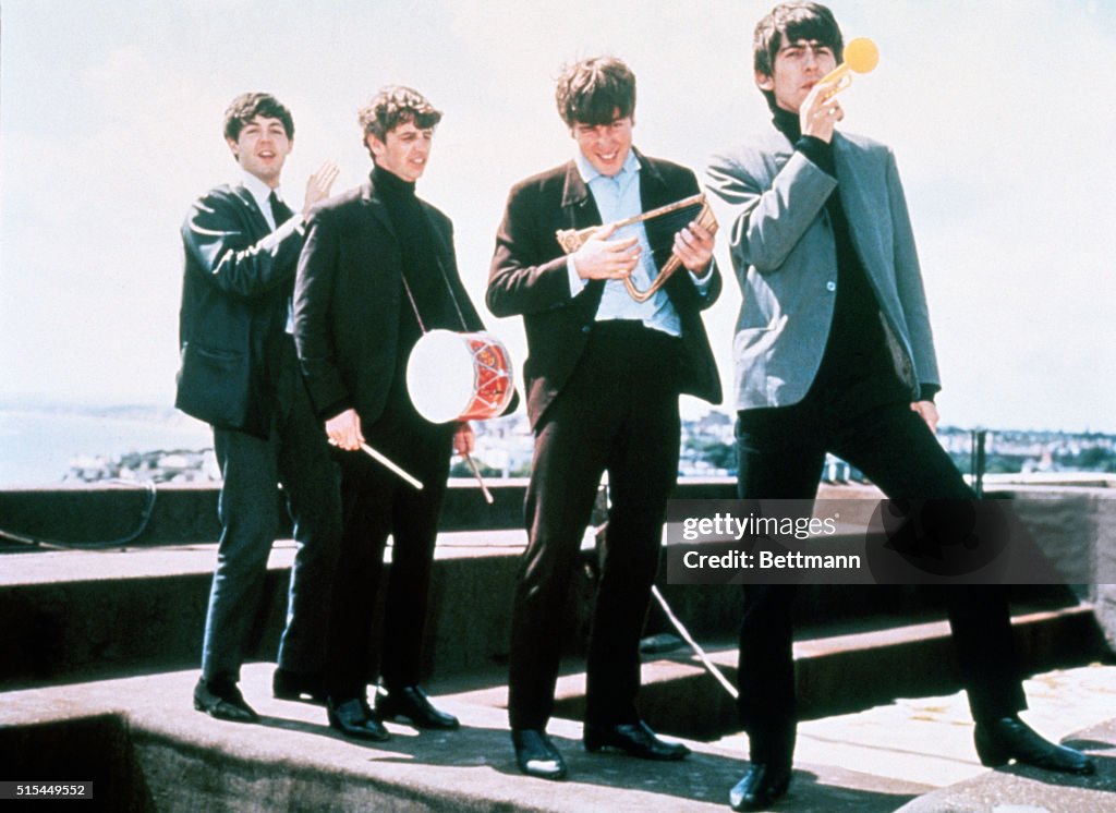 The Beatles Shown on London Roof