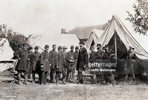 Lincoln Visits Civil War Headquarters