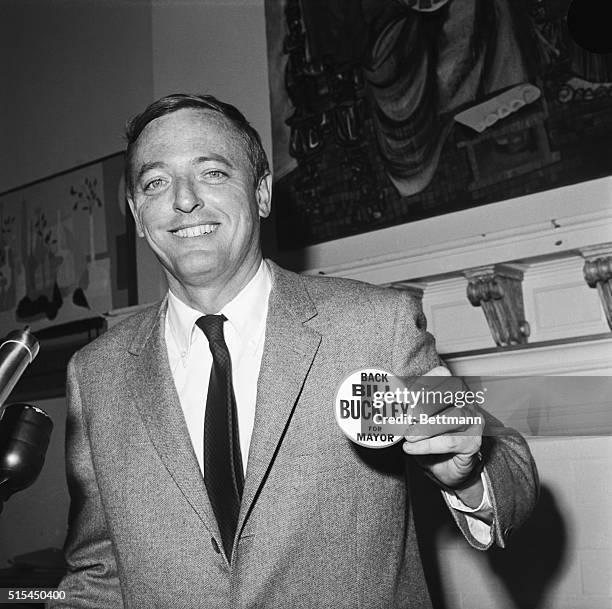 New York, New York-William F. Buckley, Jr., editor of the conservative "National Review" magazine, announced his candidacy for Mayor of New York on...