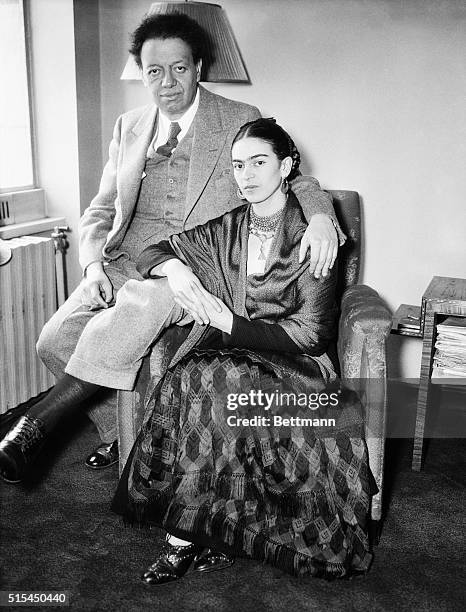 Mexico City, Mexico- Diego Rivera, celebrated artist and dissident Communist, who charged, Dec. 8, that German Nazis and Stalin Communists were...