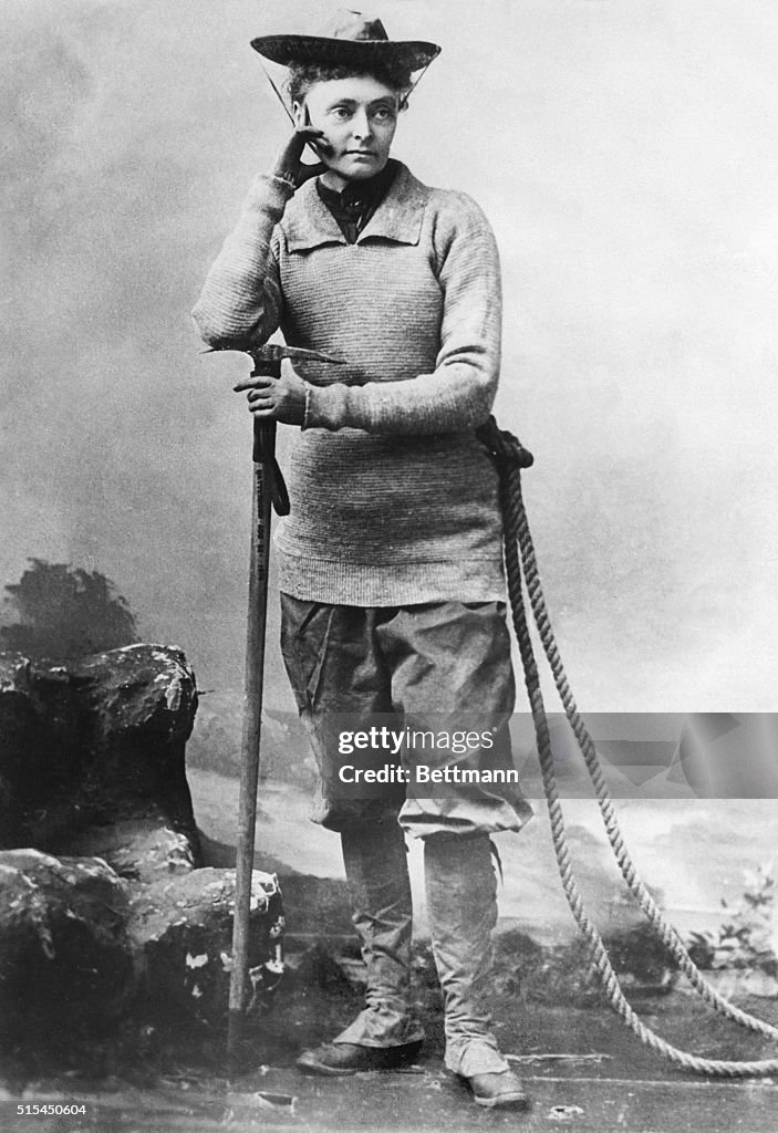 Mountain Climber Annie S. Peck In Outfit