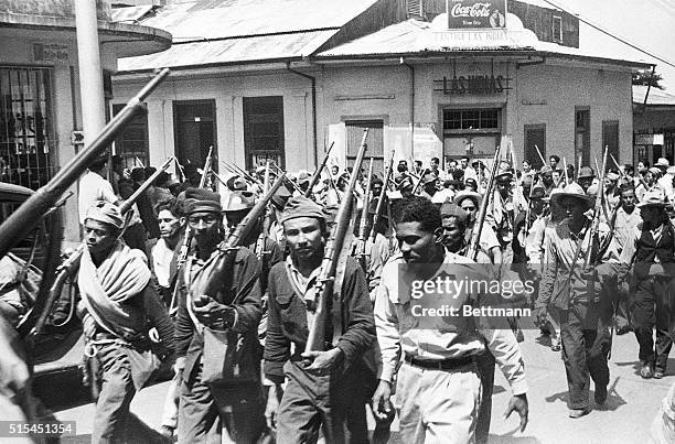 San Jose, Costa Rica-With Costa Rica once again embroiled in civil war, the ragged Mariachis, rural area government troops, may be called up for duty...