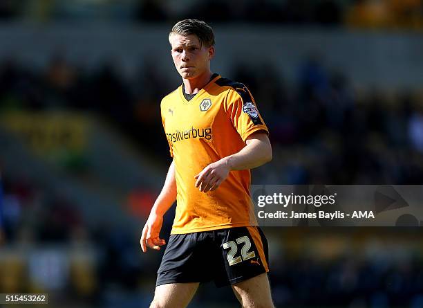 Bjorn Bergmann Sigurdarson of Wolverhampton Wanderers during the Sky Bet Championship match between Wolverhampton Wanderers and Birmingham City on...