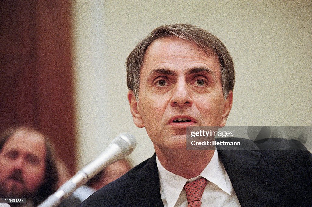 Carl Sagan Testifies At House Hearing
