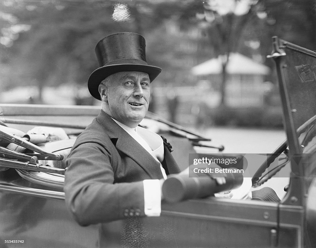 New York Governor Franklin Delano Roosevelt