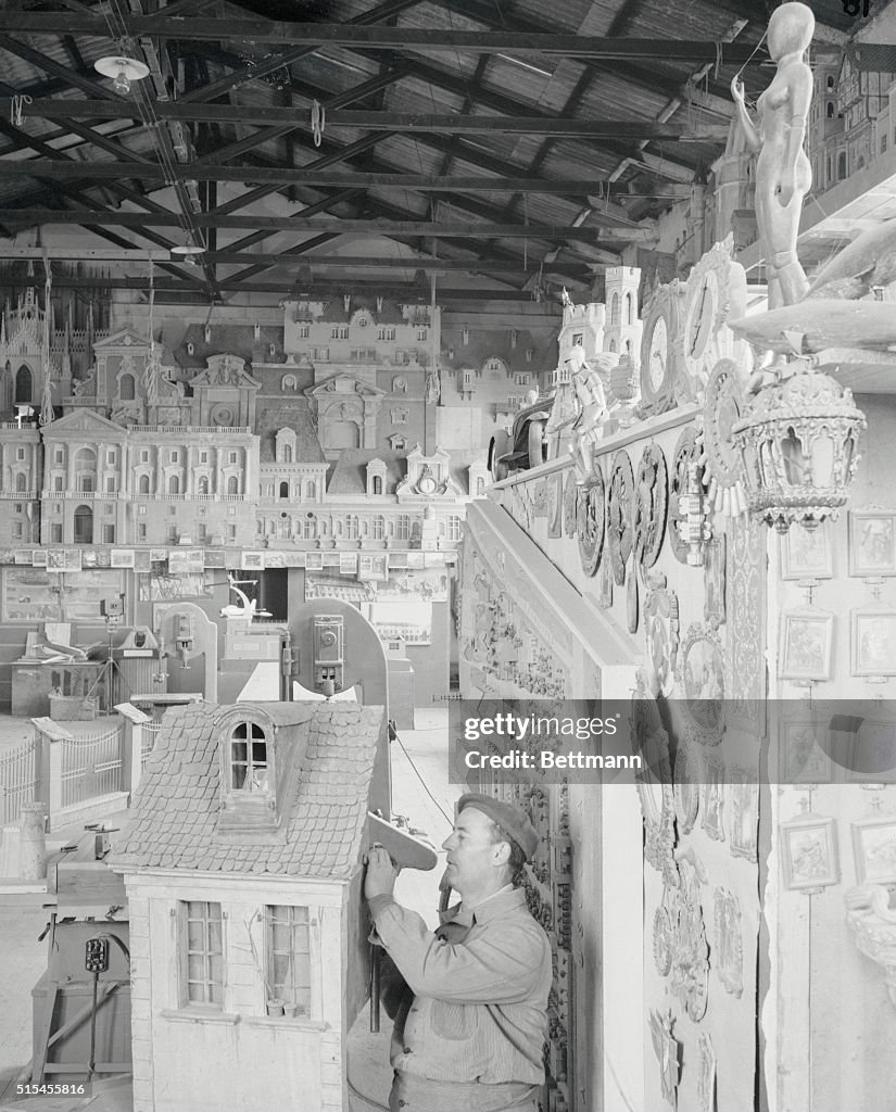 Man Building a Replica Town