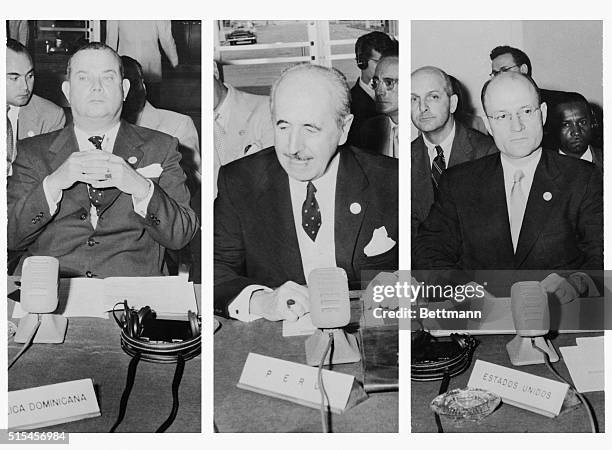 The Organization of American States' Conference on the conservation of natural resources and maritime waters being held at the World's Fair grounds...