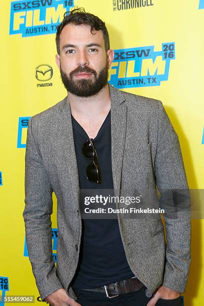 Actor Tom Cullen attends the premiere of "Black Mountain Poets" during the 2016 SXSW Music, Film + Interactive Festival at Alamo Lamar D on March 13,...